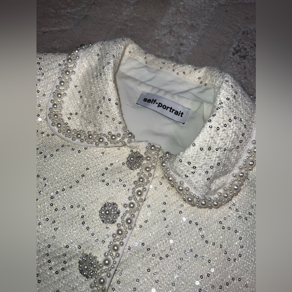 Self Portrait feather trim jacket - Picture 5 of 6